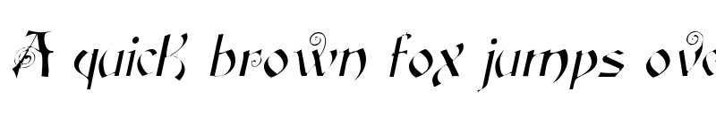 Preview of FairyScrollDisplay Italic