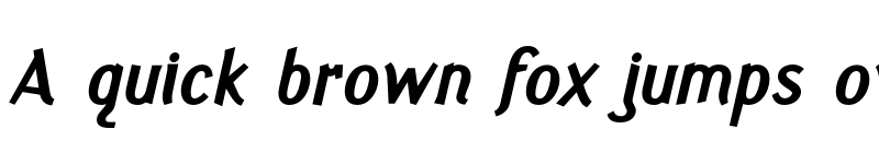 Preview of Fasciani-Senza ExtraBold Italic