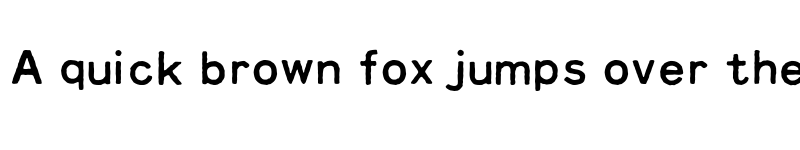 Preview of Faxfont Standard Regular