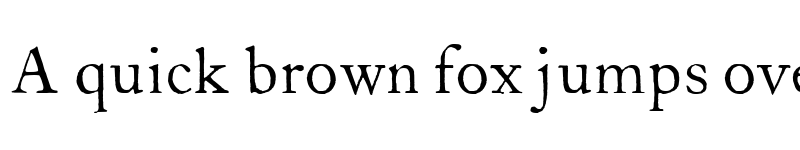 Preview of FCaslon 12 ITC Regular