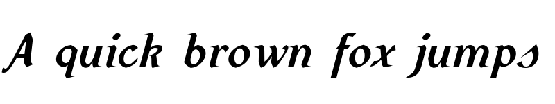 Preview of Federhozen Bold Italic