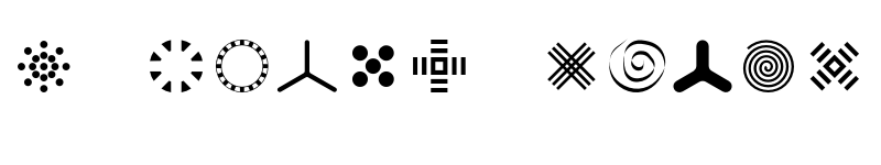 Preview of FFDingbats SignsTwo Regular