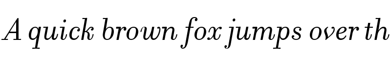 Preview of Filosofia Regular Italic