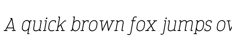 Preview of Finalist Round Slab 45 Light Italic Demo