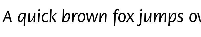 Preview of Flora LT Medium Italic