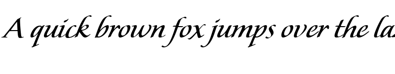 Preview of FlorensLP RomanItalic