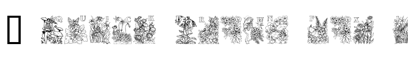 Preview of Flower and Fairy Alphabet Regular