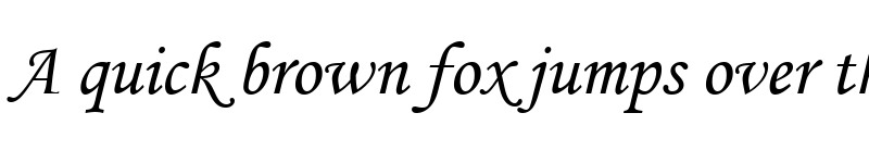 Preview of font353 Italic