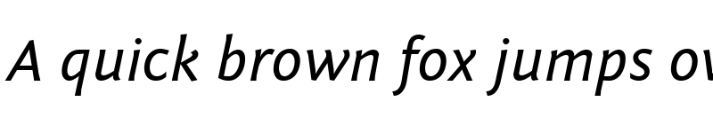 Preview of Fontin Sans CR Italic