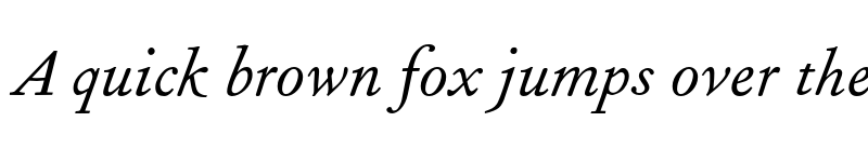 Preview of Fournier MT Italic