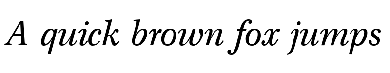 Preview of FranklinSerif RegularItalic