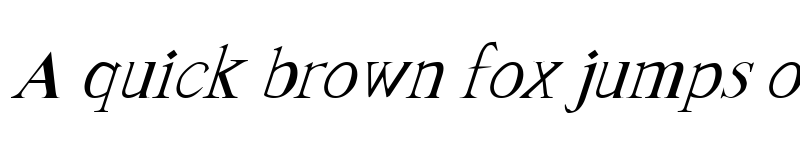 Preview of FrankTimes Italic