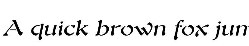 Preview of Freedom 9 Wide Italic