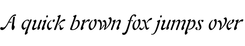 Preview of Freeform 721 Italic