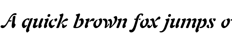 Preview of Freefrm721 BT Bold Italic