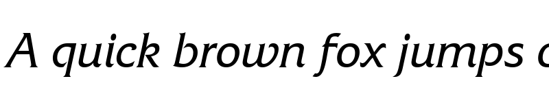 Preview of Friz Quadrata OS TT Italic