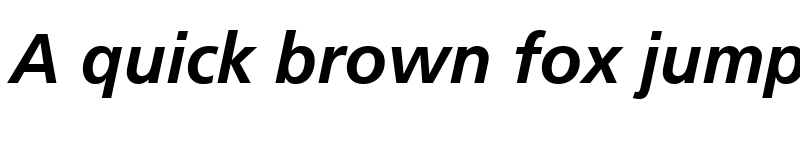 Preview of Frutiger66 BoldItalic