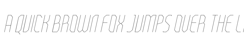 Preview of FT Beton Thin Condensed Italic
