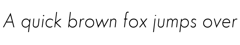 Preview of FunctionLH Italic