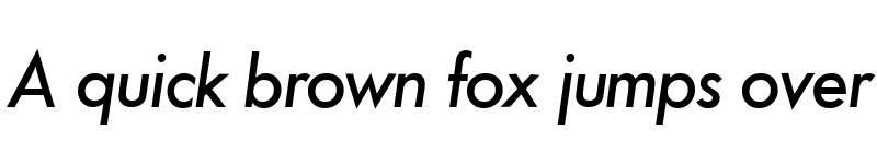 Preview of FunctionTwoMedium RegularItalic