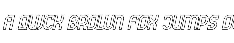 Preview of Futrons Outline Italic