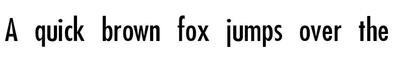 Preview of Futura-Condensed-Thin Regular
