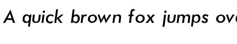 Preview of Futura-Normal-Italic Regular