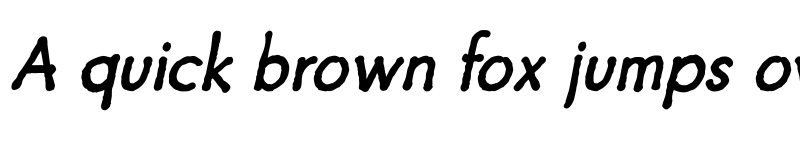 Preview of Futuramano Plain Italic