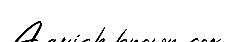 Preview of Futuristic Signature Italic