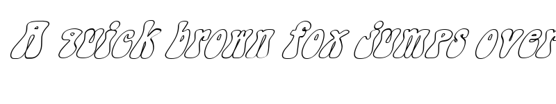 Preview of FZ JAZZY 14 HOLLOW ITALIC Normal