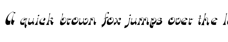 Preview of FZ JAZZY 15 ITALIC Normal