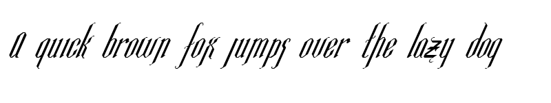 Preview of FZ JAZZY 35 ITALIC Normal