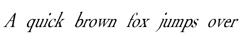 Preview of FZ ROMAN 15 ITALIC Normal