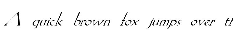 Preview of FZ ROMAN 20 ITALIC Normal