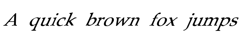 Preview of FZ ROMAN 21 ITALIC Normal