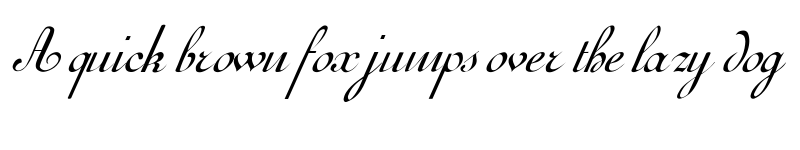 Preview of FZ SCRIPT 11 ITALIC Normal