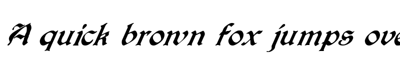 Preview of FZ SCRIPT 25 ITALIC Normal