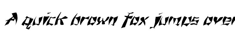 Preview of FZ WARPED 11 ITALIC Normal