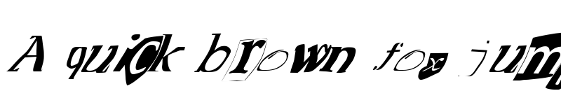 Preview of FZ WARPED 15 ITALIC Normal