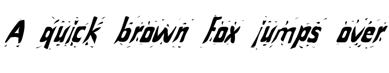 Preview of FZ WARPED 24 ITALIC Normal