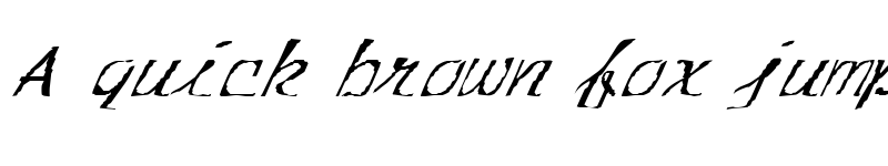 Preview of FZ WARPED 30 ITALIC Normal