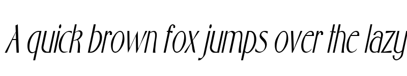 Preview of GabrielCondensed Italic