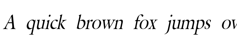Preview of Galant-Condensed Italic