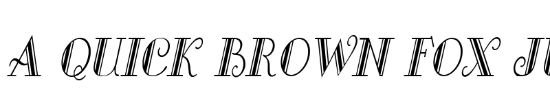 Preview of Gallery Condensed Italic