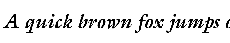 Preview of Galliard LT Bold Italic