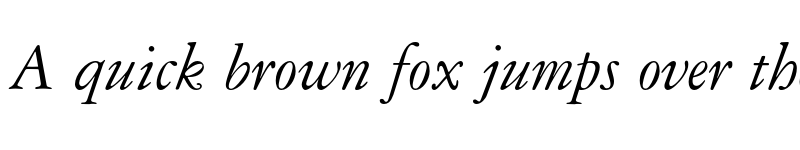 Preview of Garamond 3 Old Style Figures Italic