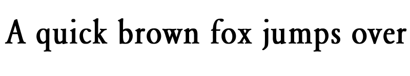 Preview of Garamond-Normal Thin Bold