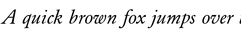 Preview of Garamond_A.Z_PS Normal-Italic