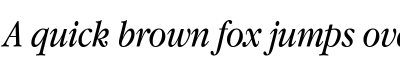 Preview of GaramondBookNarrowCTT Italic