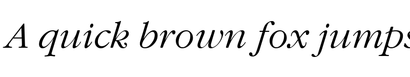 Preview of GaramondNovaL Italic